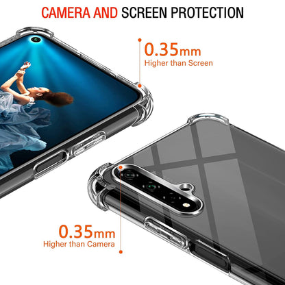 Tok Huawei nova 5T / Honor 20-hoz, Techsuit, Ütésálló Átlátszó, Átlátszó