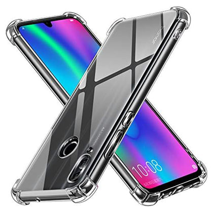 Tok Huawei P Smart (2019) készülékhez, Techsuit, ütésálló átlátszó, áttetsző