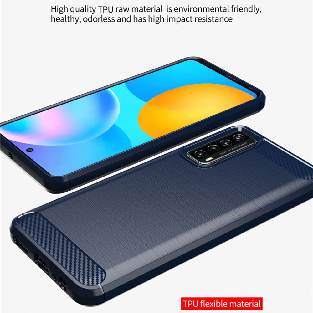 Tok Huawei P smart 2021-hez, Techsuit, Karbon, Fekete