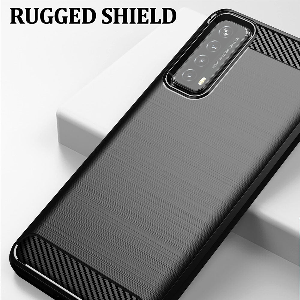 Tok Huawei P smart 2021-hez, Techsuit, Karbon, Fekete