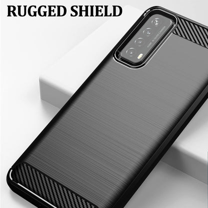 Tok Huawei P smart 2021-hez, Techsuit, Karbon, Fekete