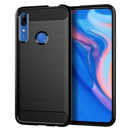 Tok Huawei P Smart Z-hez, Techsuit, karbon, fekete