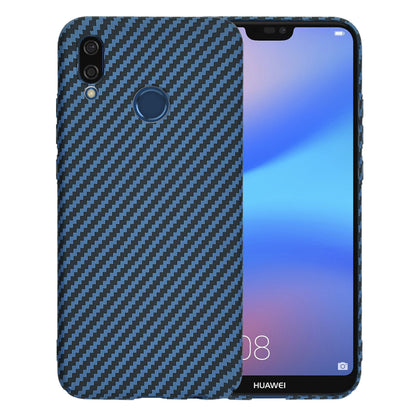 Tok Huawei P20 Lite-hoz, Techsuit, Carbonite FiberShell, Türkiz