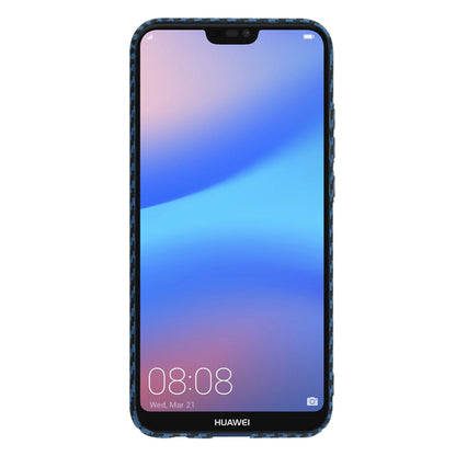 Tok Huawei P20 Lite-hoz, Techsuit, Carbonite FiberShell, Türkiz