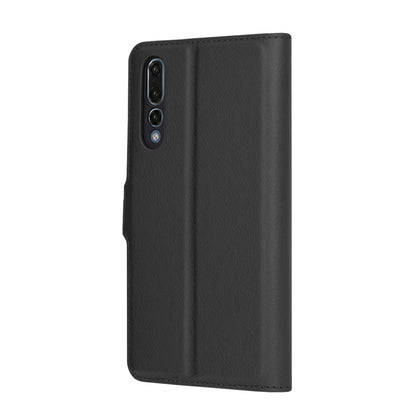 Tok Huawei P20 Pro-hoz, Techsuit, Leather Folio, Fekete