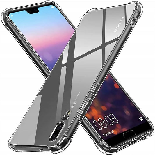 Huawei P20 tok, Techsuit, ütésálló átlátszó, áttetsző