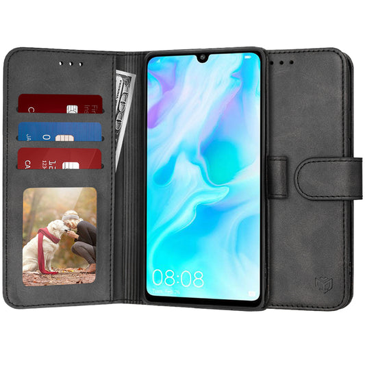Tok Huawei P30 lite New Edition / P30 lite készülékhez, Techsuit, Diary Book, Fekete