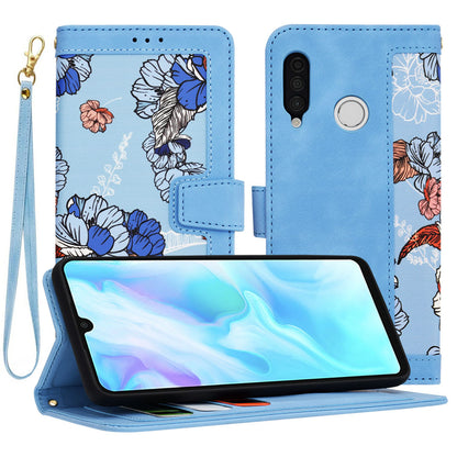 Tok Huawei P30 lite New Edition / P30 lite készülékhez, Techsuit, FlipCraft, Kék