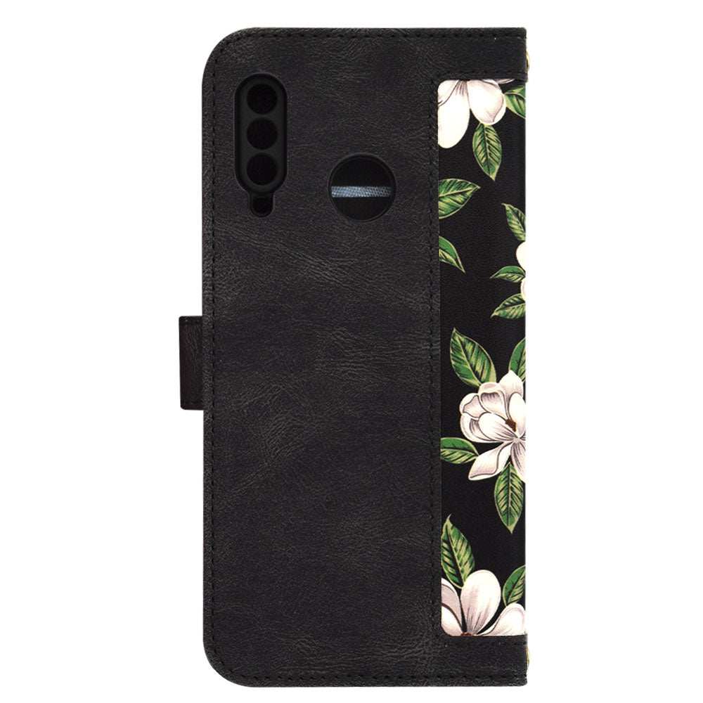 Tok Huawei P30 lite New Edition / P30 lite készülékhez, Techsuit, FlipCraft, Fekete