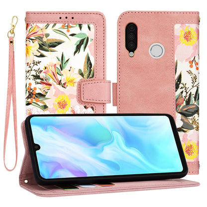 Tok Huawei P30 lite New Edition / P30 lite készülékhez, Techsuit, FlipCraft, rózsaszín