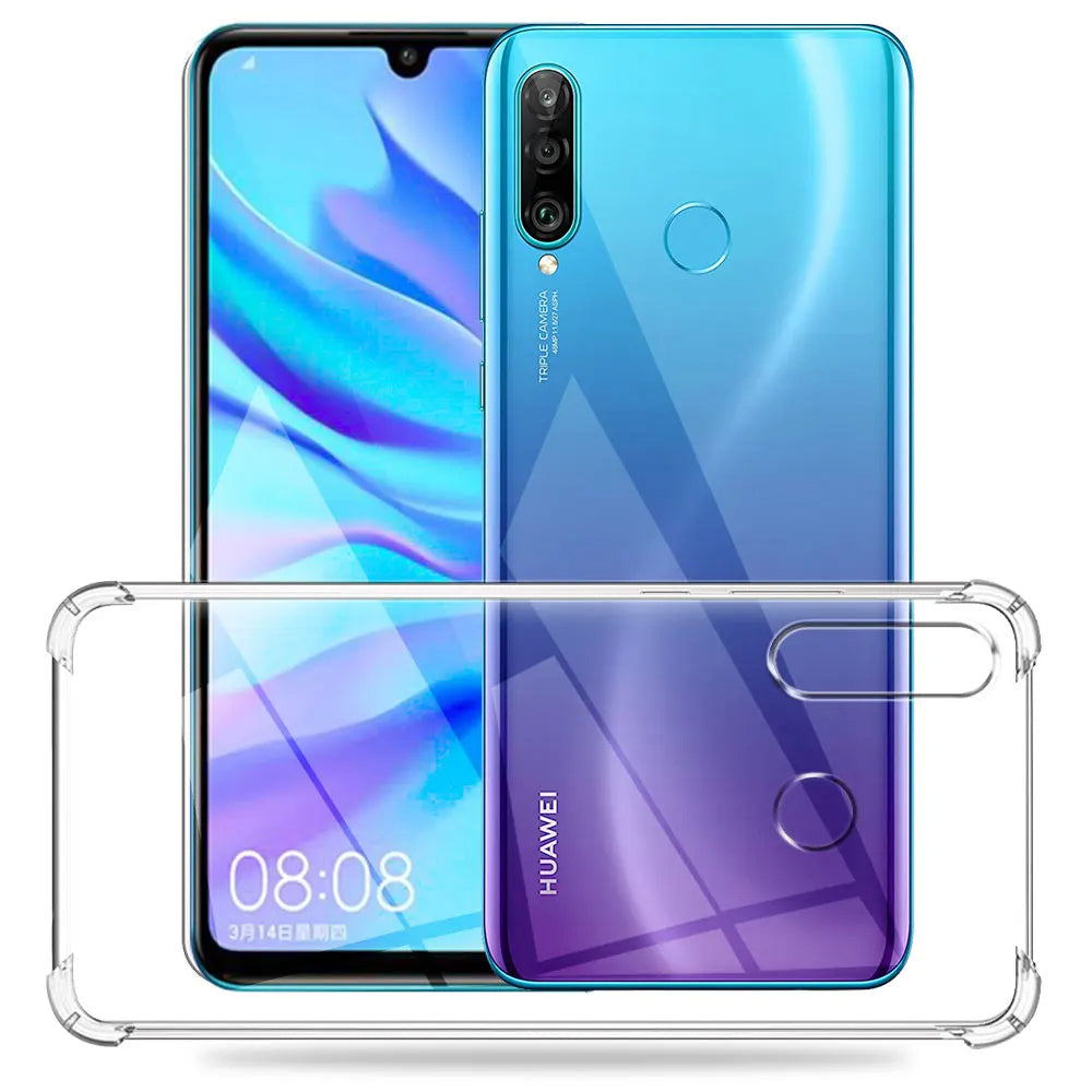Tok Huawei P30 lite New Edition / P30 lite készülékhez, Techsuit, ütésálló, átlátszó