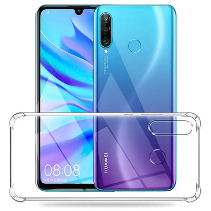 Tok Huawei P30 lite New Edition / P30 lite készülékhez, Techsuit, ütésálló, átlátszó