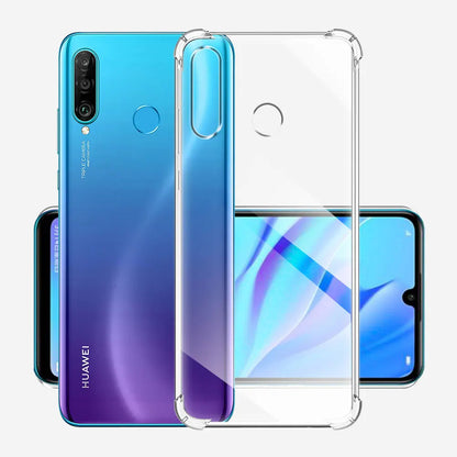 Tok Huawei P30 lite New Edition / P30 lite készülékhez, Techsuit, ütésálló, átlátszó
