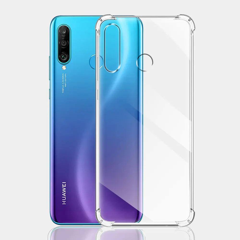 Tok Huawei P30 lite New Edition / P30 lite készülékhez, Techsuit, ütésálló, átlátszó