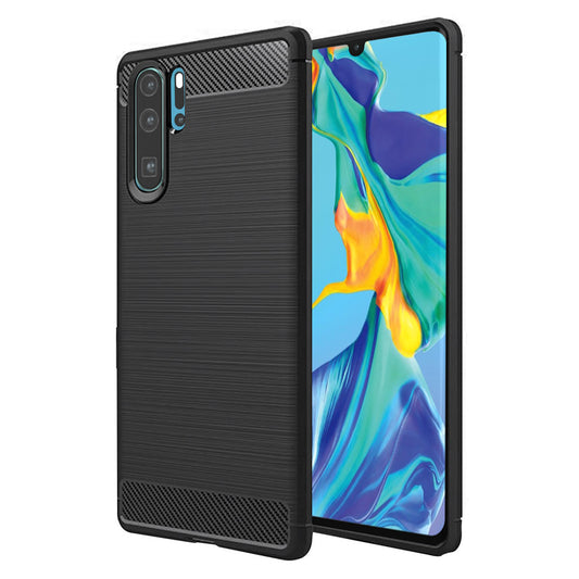 Tok Huawei P30 Pro New Edition / P30 Pro-hoz, Techsuit, karbon, fekete