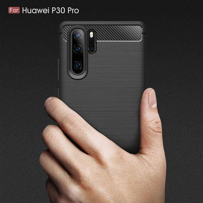 Case for Huawei P30 Pro New Edition / P30 Pro, Techsuit, Carbon, Black