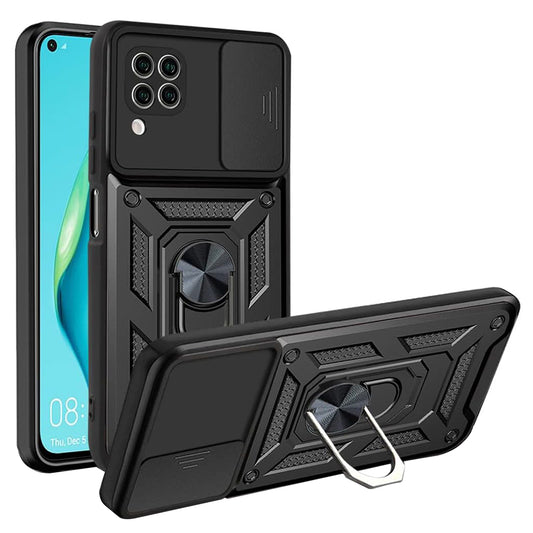 Tok Huawei P40 lite 4G-hez, Techsuit, CamShield, Fekete