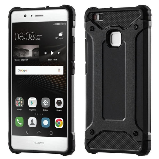 Tok Huawei P9 lite (2016) készülékhez, Techsuit, Hybrid Armor, Fekete