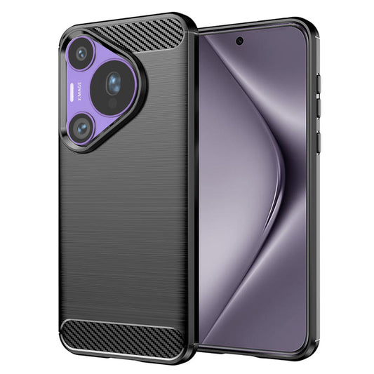 Tok Huawei Pura 70 Pro-hoz, Techsuit, karbon, fekete