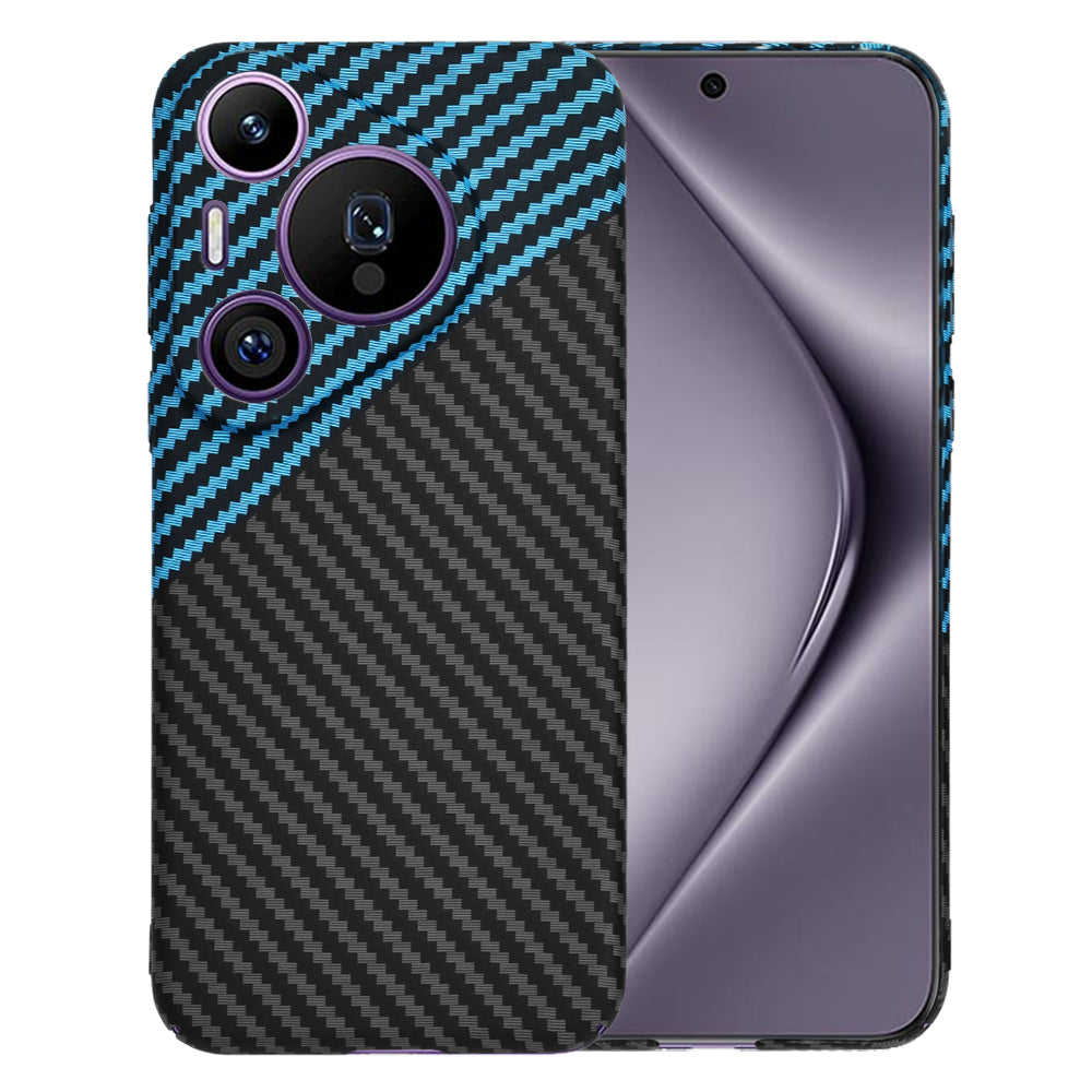 Tok Huawei Pura 70 Pro-hoz, Techsuit, Carbonite FiberShell, Fekete Kék