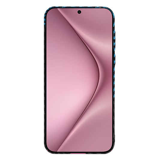 Tok Huawei Pura 70-hez, Techsuit, Carbonite FiberShell, Fekete Kék