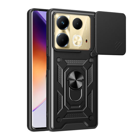 Tok Infinix Note 40 4G-hez, Techsuit, CamShield, Fekete