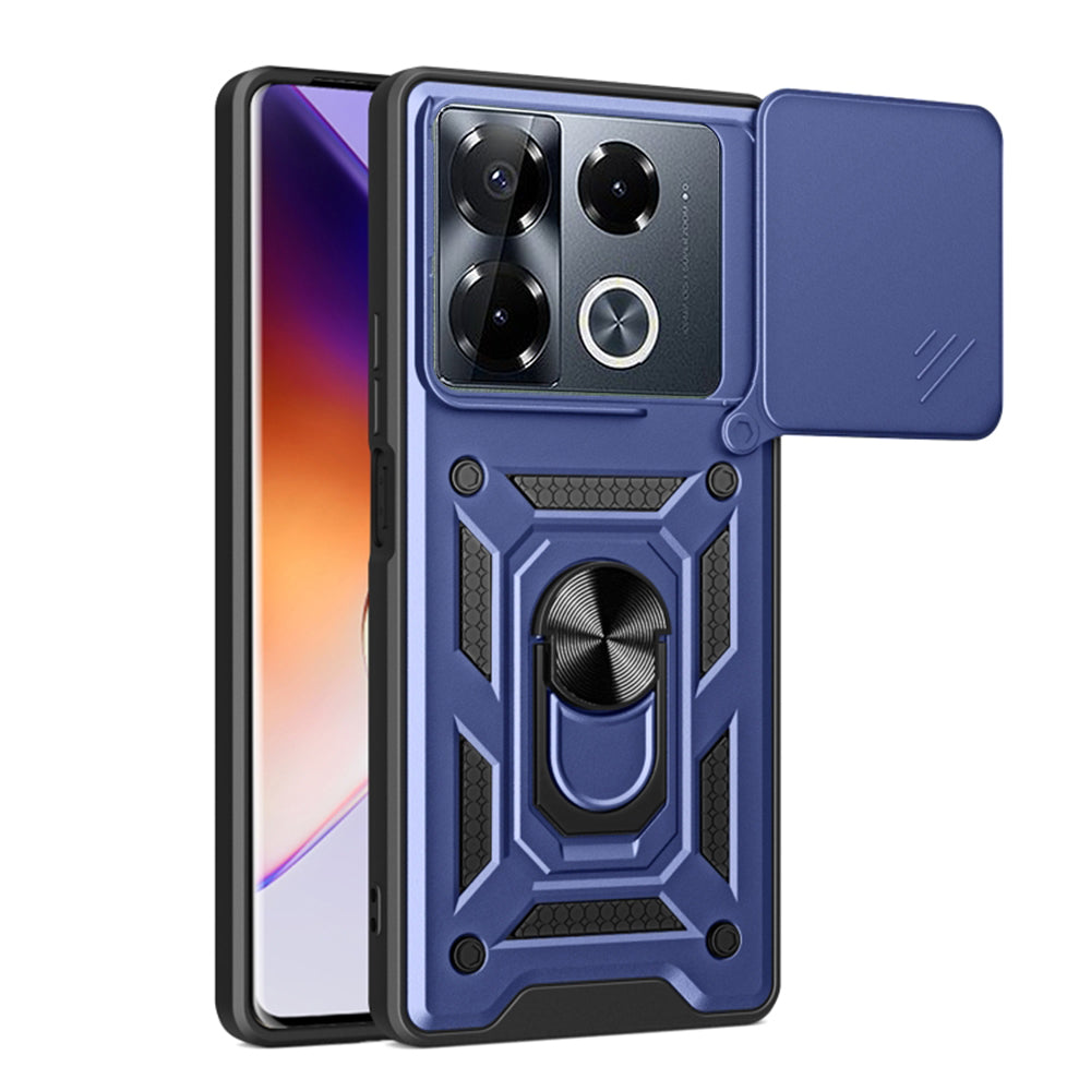 Tok Infinix Note 40 Pro+ készülékhez, Techsuit, CamShield, Kék
