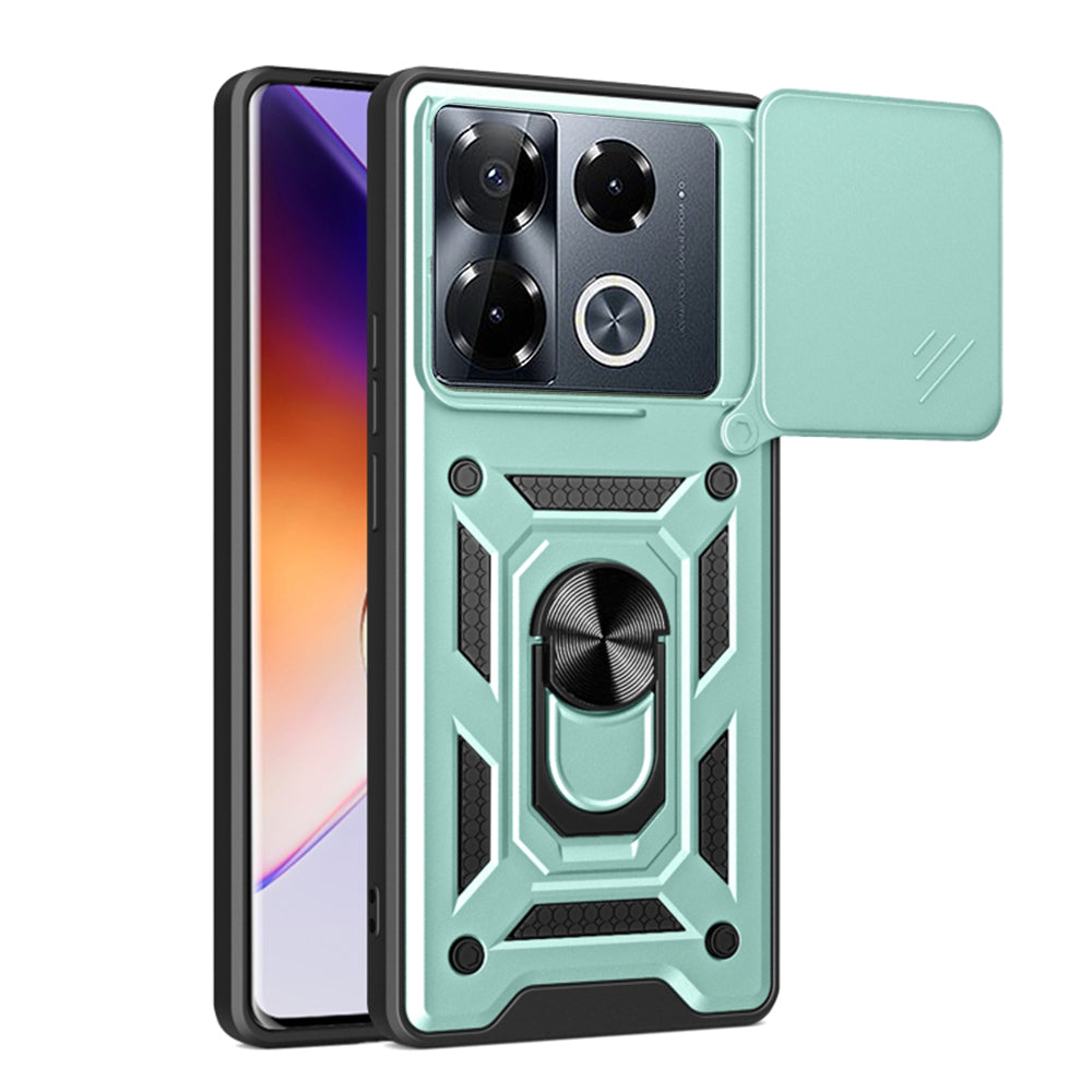 Tok Infinix Note 40 Pro+ készülékhez, Techsuit, CamShield, Zöld