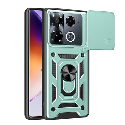 Tok Infinix Note 40 Pro+ készülékhez, Techsuit, CamShield, Zöld