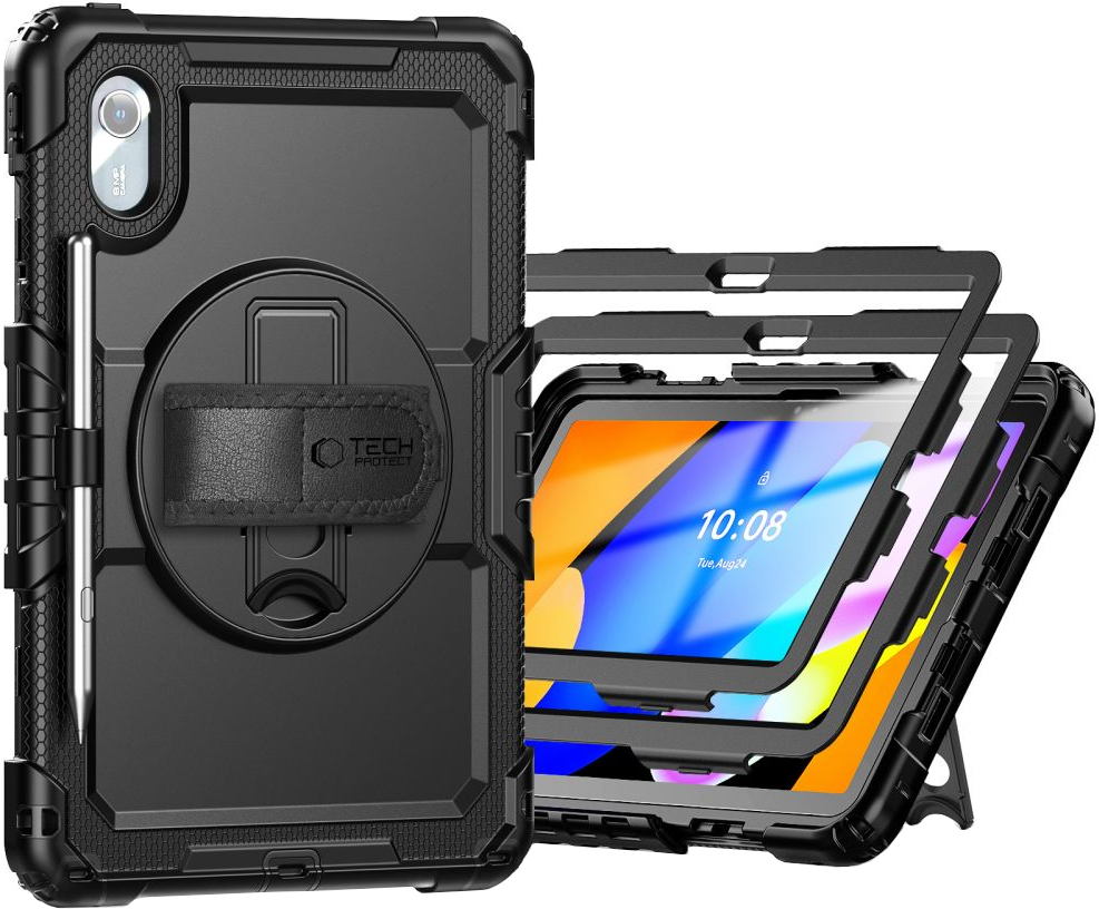 Tok Lenovo Idea Tab 11-hez, Tech-Protect, Solid, Fekete