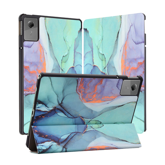 Tok Lenovo Idea Tab 11-hez, Techsuit, FoldPro Green Time, Többszínű