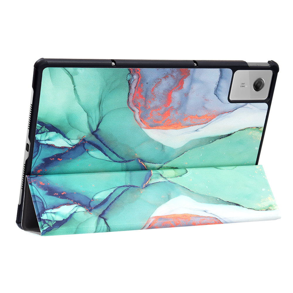 Tok a Lenovo Idea Tab Plus-hoz, Techsuit, FoldPro Green Time, Többszínű