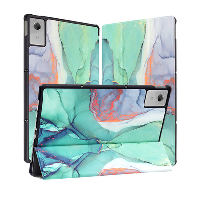 Tok a Lenovo Idea Tab Plus-hoz, Techsuit, FoldPro Green Time, Többszínű