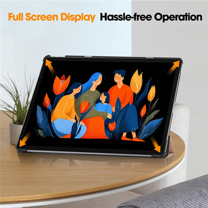 Tok a Lenovo Idea Tab Plus-hoz, Techsuit, FoldPro, Arany Rózsaszín