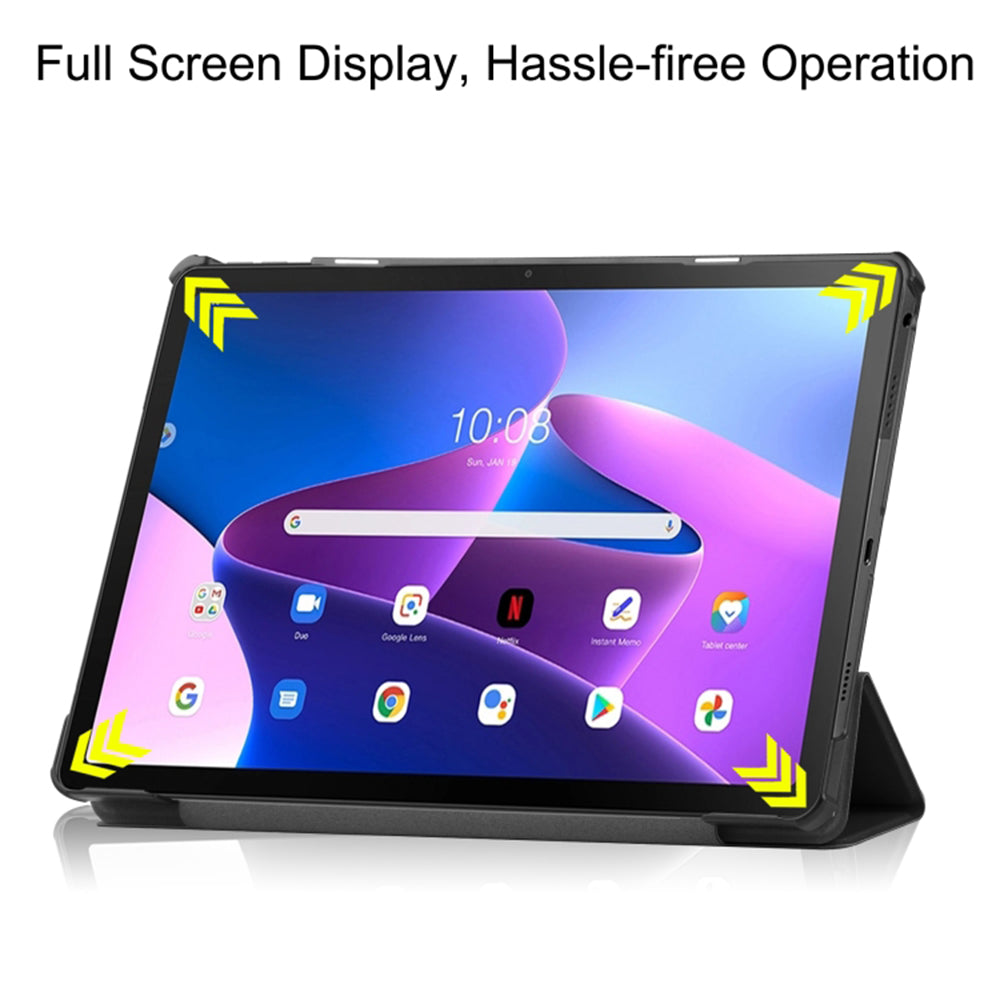 Case for Lenovo Tab M10 Gen 3, Techsuit, FoldPro, Black