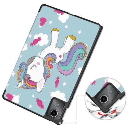 Tok Lenovo Tab M11-hez, Techsuit, FoldPro Unicorn, Többszínű