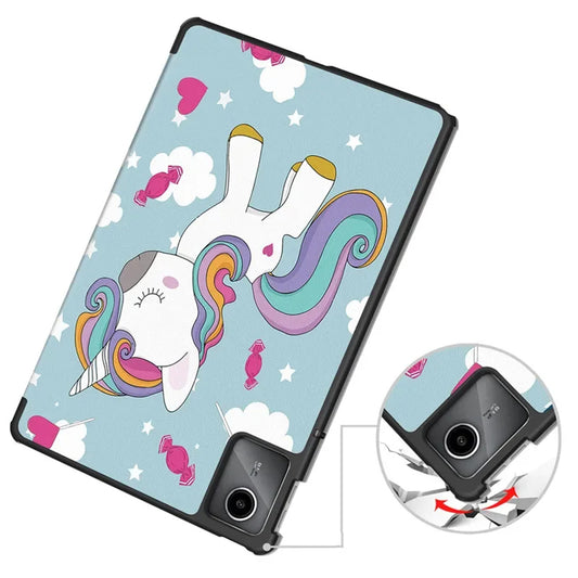 Tok Lenovo Tab M11-hez, Techsuit, FoldPro Unicorn, Többszínű