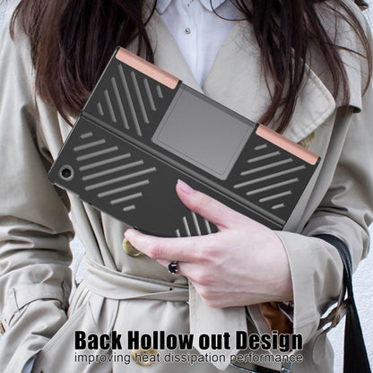 Tok Lenovo Tab Plus-hoz, Techsuit, FoldPro, rózsaszín