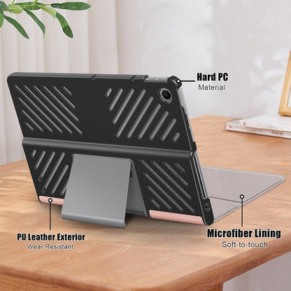 Tok Lenovo Tab Plus-hoz, Techsuit, FoldPro, rózsaszín