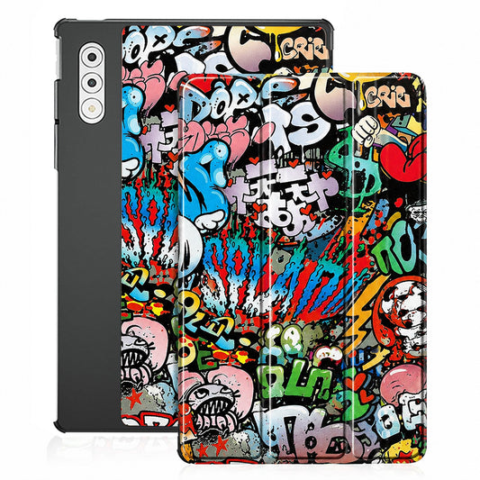 Tok Lenovo Yoga Tab Plus-hoz, Techsuit, FoldPro Urban Vibe, Többszínű