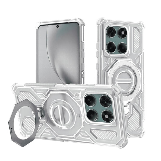 Case for Motorola Edge 60 Pro, Techsuit, Carbon Shield Pro, White