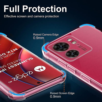 Tok a Motorola Edge (2023) / Edge 40 készülékhez, Techsuit, ütésálló, átlátszó