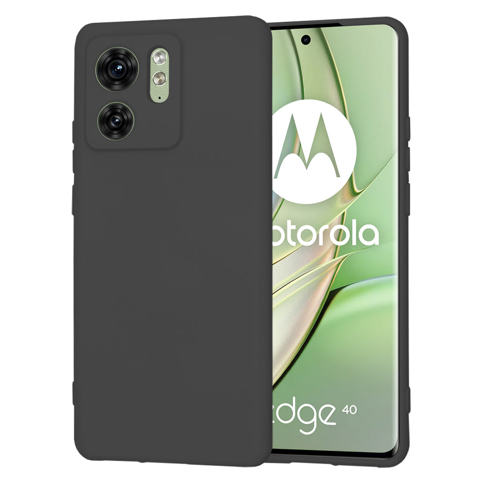 Tok a Motorola Edge (2023) / Edge 40 készülékhez, Techsuit, SoftFlex, Fekete