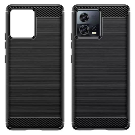 Tok a Motorola Edge 30 Fusion készülékhez, Techsuit, karbon, fekete