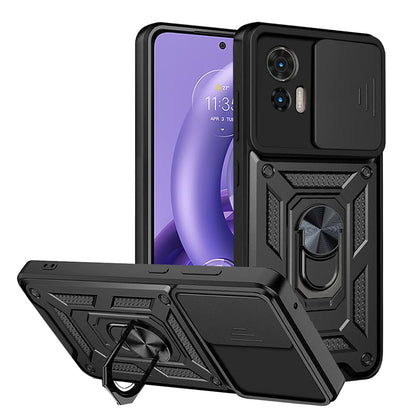 Tok Motorola Edge 30 Neo-hoz, Techsuit, CamShield, Fekete