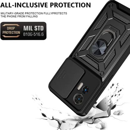 Tok Motorola Edge 30 Neo-hoz, Techsuit, CamShield, Fekete