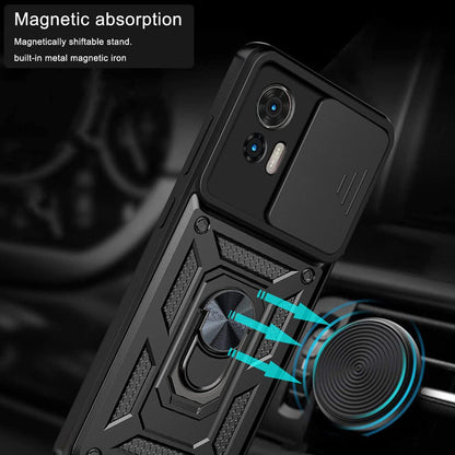Tok Motorola Edge 30 Neo-hoz, Techsuit, CamShield, Fekete