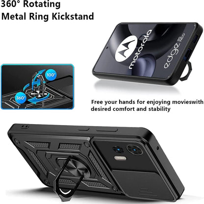 Tok Motorola Edge 30 Neo-hoz, Techsuit, CamShield, Fekete