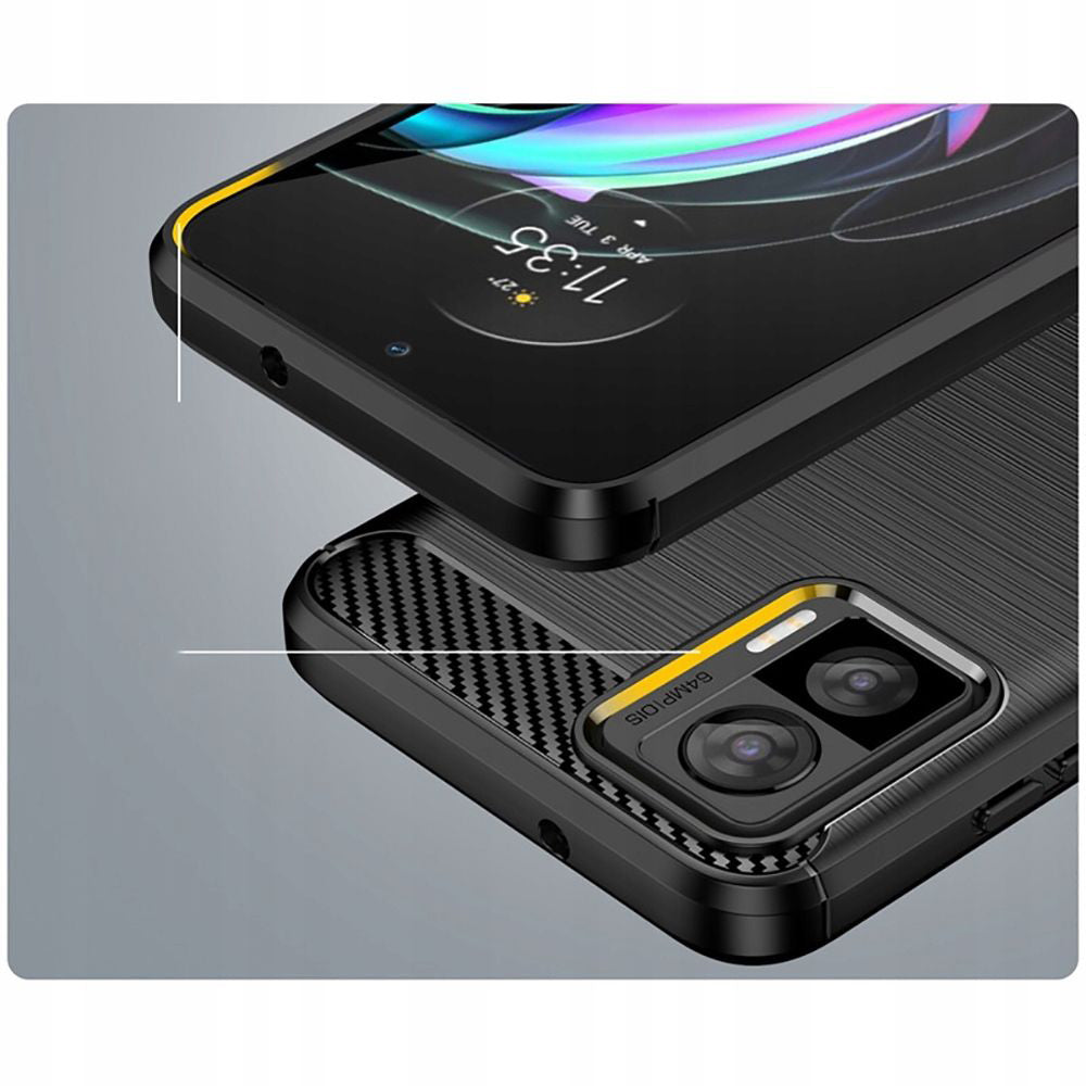 Tok a Motorola Edge 30 Neo-hoz, Techsuit, karbon, fekete