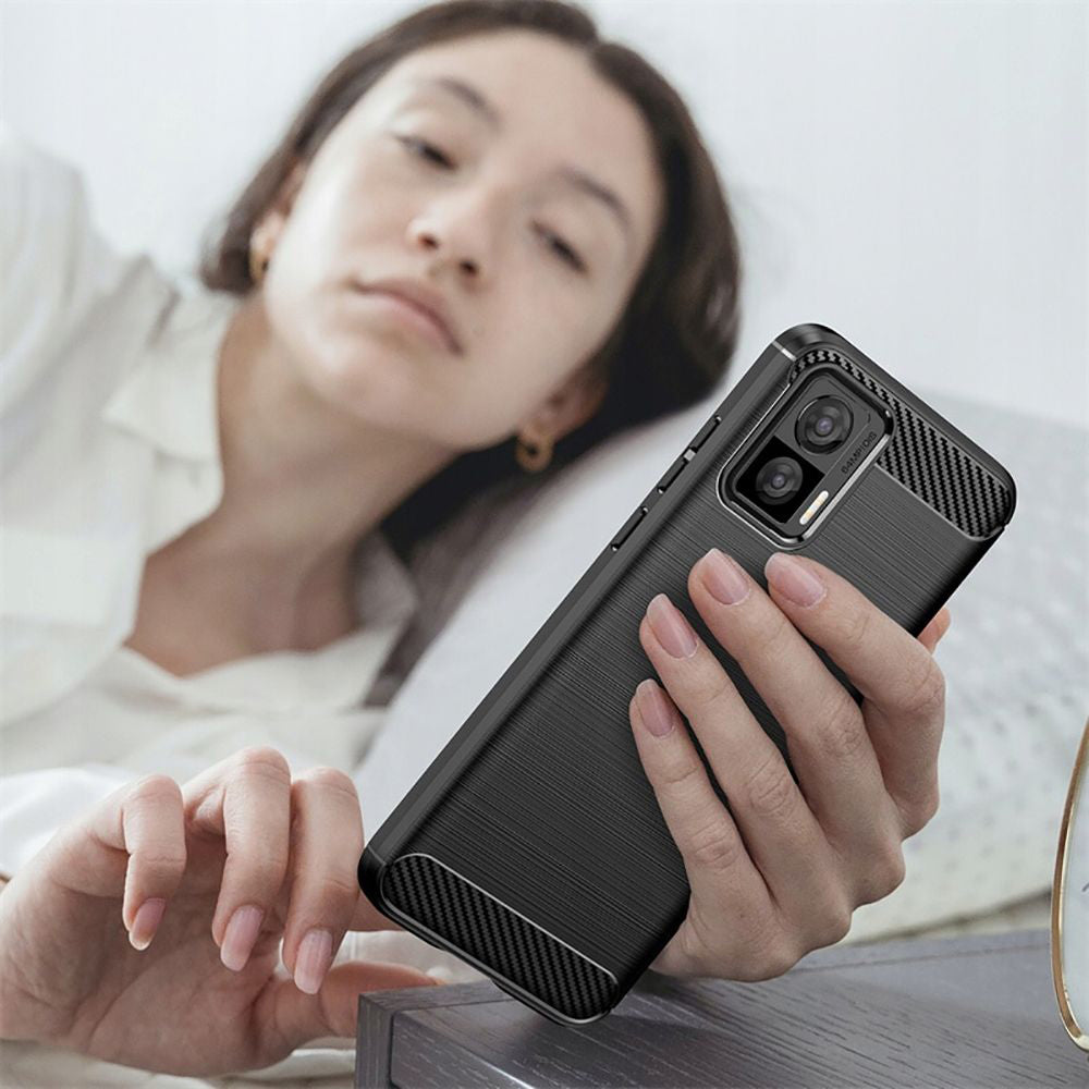 Tok a Motorola Edge 30 Neo-hoz, Techsuit, karbon, fekete